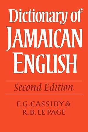 Immagine del venditore per Dictionary of Jamaican English venduto da moluna