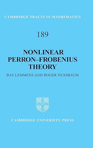 Image du vendeur pour Nonlinear Perron Frobenius Theory mis en vente par moluna