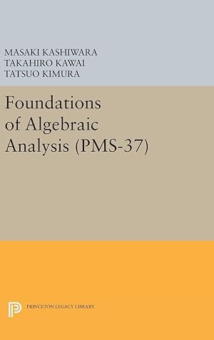 Imagen del vendedor de Foundations of Algebraic Analysis (PMS-37), Volume 37 a la venta por moluna