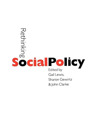 Seller image for Rethinking Social Policy for sale by moluna