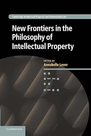 Bild des Verkufers fr New Frontiers in the Philosophy of Intellectual Property zum Verkauf von moluna