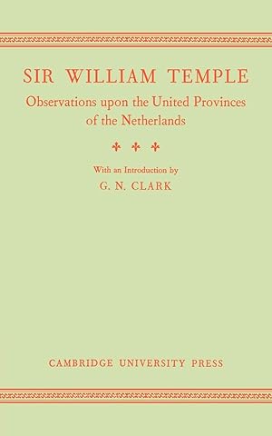 Seller image for Observations Upon the United Provinces of the Netherlands for sale by moluna