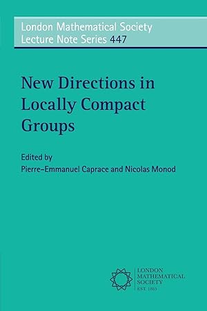 Seller image for New Directions in Locally Compact Groups for sale by moluna