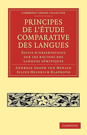 Bild des Verkufers fr Principes de L\ Etude Comparative Des Langues zum Verkauf von moluna