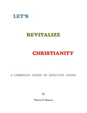 Imagen del vendedor de Let\ s Revitalize Christianity a la venta por moluna