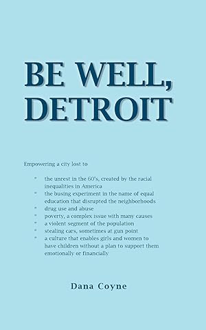 Bild des Verkufers fr Be Well, Detroit zum Verkauf von moluna