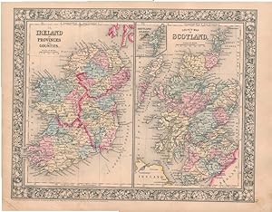 Ireland in Provinces and Counties. / County Map of Scotland