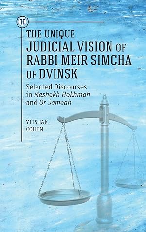 Bild des Verkufers fr Unique Judicial Vision of Rabbi Meir Simcha of Dvinsk zum Verkauf von moluna