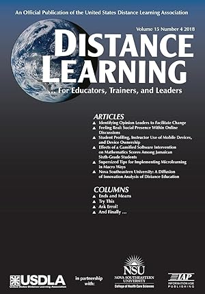 Seller image for Distance Learning Volume 15 Issue 4 2018 for sale by moluna