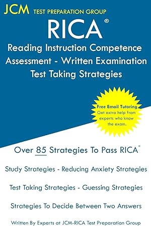 Immagine del venditore per RICA Reading Instruction Competence Assessment Written Examination - Test Taking Strategies venduto da moluna