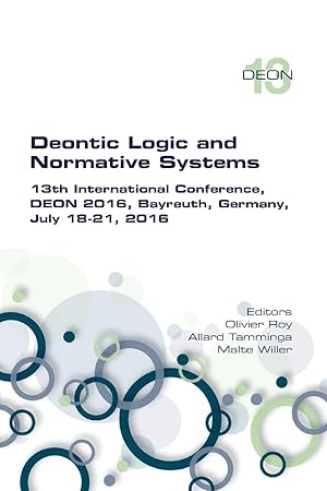 Image du vendeur pour Deontic Logic and Normative Systems. 13th International Conference, DEON 2016 mis en vente par moluna