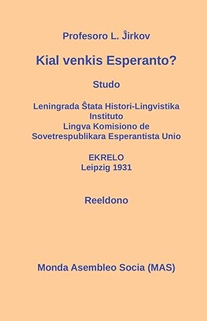 Bild des Verkufers fr Kial venkis Esperanto? zum Verkauf von moluna