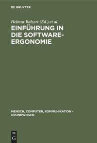 Seller image for Einfhrung in die Software-Ergonomie for sale by moluna