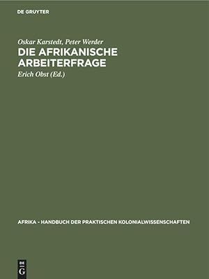 Seller image for Die afrikanische Arbeiterfrage for sale by moluna