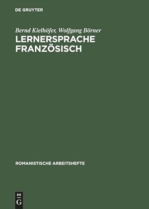 Seller image for Lernersprache Franzoesisch for sale by moluna
