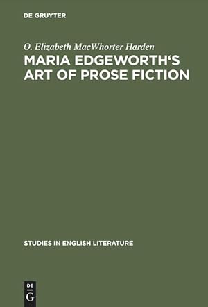 Imagen del vendedor de Maria Edgeworth\ s Art of prose fiction a la venta por moluna
