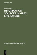 Seller image for Information Sources in Grey Literature for sale by moluna