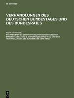 Immagine del venditore per Sachregister zu den Verhandlungen des Deutschen Bundestages 5. und 6. Wahlperiode (1965-1972) und den Verhandlungen des Bundesrates (1966-1972) venduto da moluna