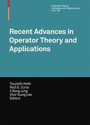 Bild des Verkufers fr Recent Advances in Operator Theory and Applications zum Verkauf von moluna