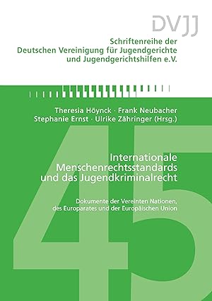 Imagen del vendedor de Internationale Menschenrechtsstandards und das Jugendkriminalrecht a la venta por moluna