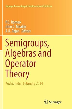 Bild des Verkufers fr Semigroups, Algebras and Operator Theory zum Verkauf von moluna
