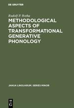 Seller image for Methodological Aspects of Transformational Generative Phonology for sale by moluna