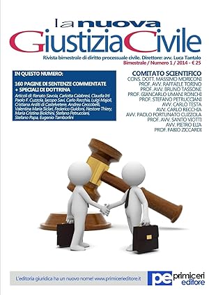 Bild des Verkufers fr La Nuova Giustizia Civile (01/2014) zum Verkauf von moluna