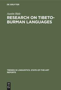 Seller image for Research on Tibeto-Burman Languages for sale by moluna