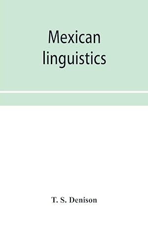 Seller image for Mexican linguistics for sale by moluna
