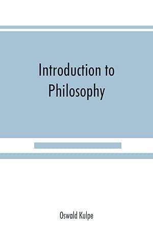 Seller image for Introduction to philosophy for sale by moluna