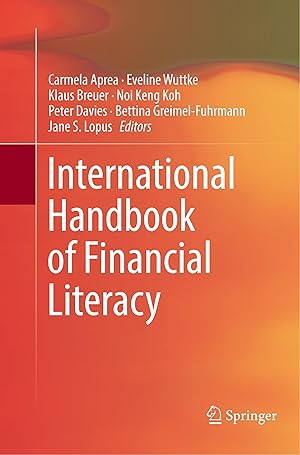 Seller image for International Handbook of Financial Literacy for sale by moluna