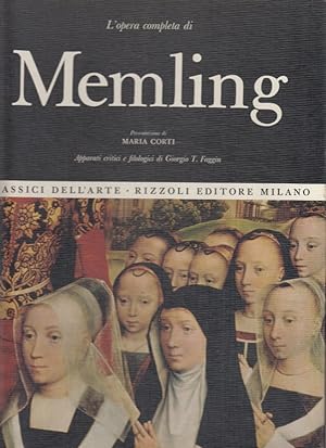 Imagen del vendedor de L'opera completa di Hans Memling - Classici dell'Arte Rizzoli 27 (Italiano) a la venta por Versandantiquariat Nussbaum
