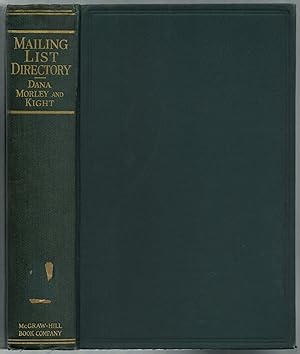 Seller image for Mailing List Directory and Classified Index to Trade Directories for sale by Between the Covers-Rare Books, Inc. ABAA