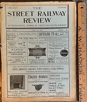 Seller image for The Street Railway Review; an International Journal of Street and Electric Railways Vol XIV, No. 7: July 20, 1904 for sale by DogStar Books