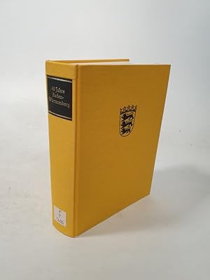 Bild des Verkufers fr 40 Jahre Baden-Wrttemberg. Aufbau und Gestaltung 1952-1992. zum Verkauf von Antiquariat Bookfarm