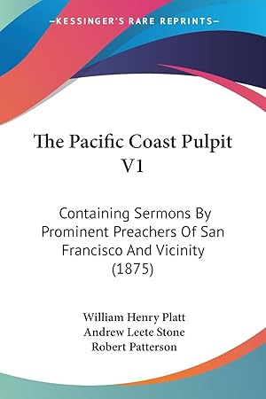 Seller image for The Pacific Coast Pulpit V1 for sale by moluna
