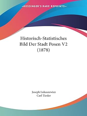 Seller image for Historisch-Statistisches Bild Der Stadt Posen V2 (1878) for sale by moluna