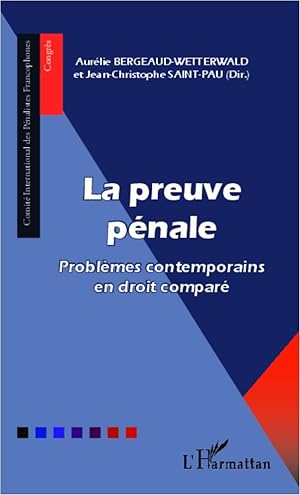 Seller image for La preuve pnale for sale by moluna