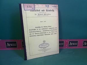 Grundsätze für Bildung kleiner Grundbesitze in den verschiedenen Landesteilen Mecklenburg-Schweri...