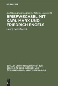 Seller image for Briefwechsel mit Karl Marx und Friedrich Engels for sale by moluna
