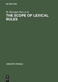 Immagine del venditore per The scope of lexical rules venduto da moluna