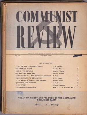 Communist Review: Organ of Theory and Practice of the Australian Communist Party, 1948, Twelve Is...