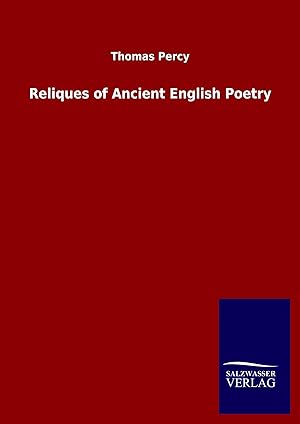 Immagine del venditore per Reliques of Ancient English Poetry venduto da moluna