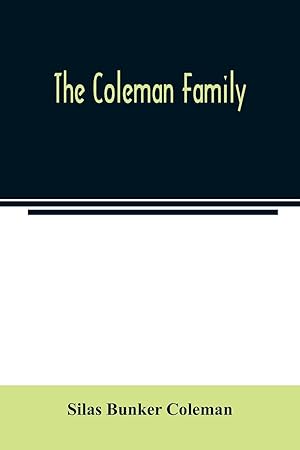 Immagine del venditore per The Coleman family venduto da moluna