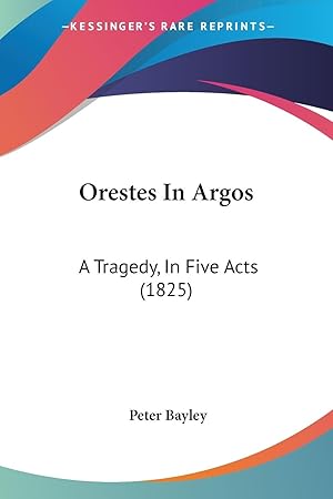 Bild des Verkufers fr Orestes In Argos zum Verkauf von moluna