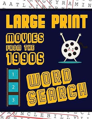 Immagine del venditore per Large Print Movies From The 1990s Word Search venduto da moluna