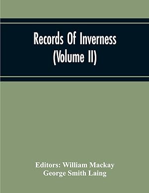 Immagine del venditore per Records Of Inverness (Volume Ii) venduto da moluna