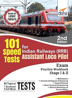 Seller image for 101 Speed Test for Indian Railways (RRB) Assistant Loco Pilot Exam Stage I & II - 2nd Edition for sale by moluna