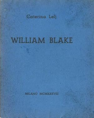 Image du vendeur pour William Blake mis en vente par Studio Bibliografico Marini