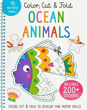 Imagen del vendedor de Color, Cut, and Fold: Ocean Animals (Paperback) a la venta por Grand Eagle Retail